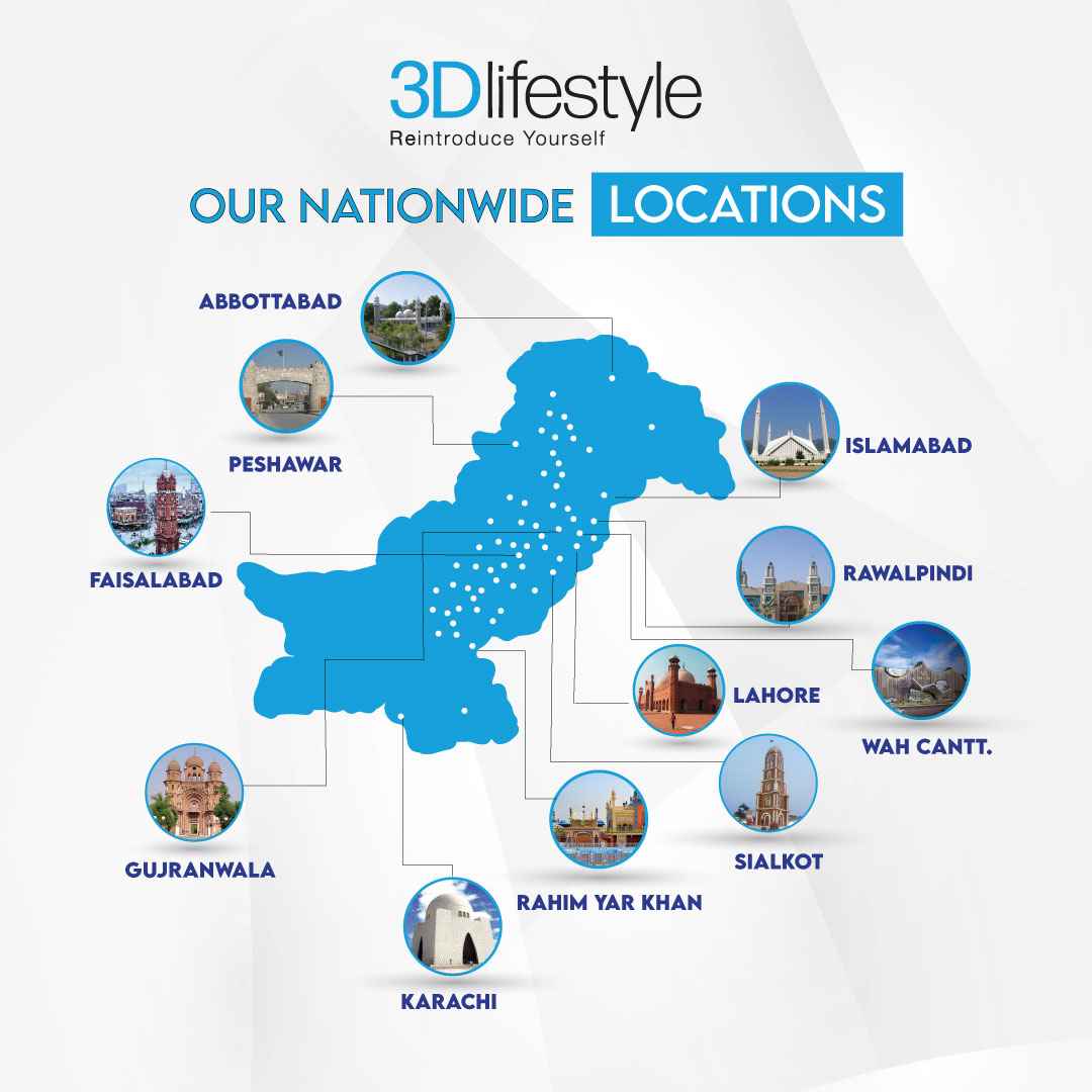 3D Lifestyle Nationwide Center Locations