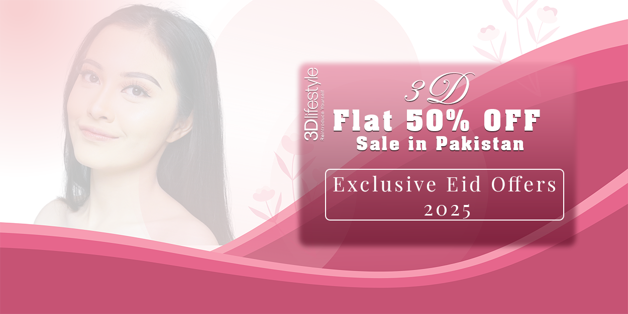 3D Flat 50% OFF Sale in Pakistan image