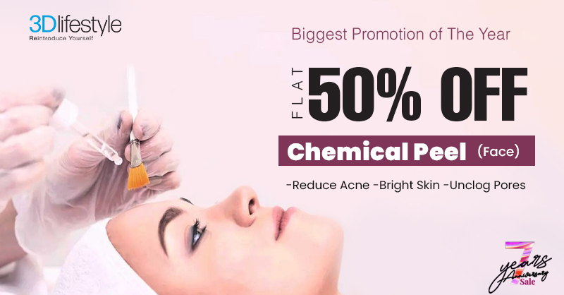 FLAT 50% OFF Chemical Peel