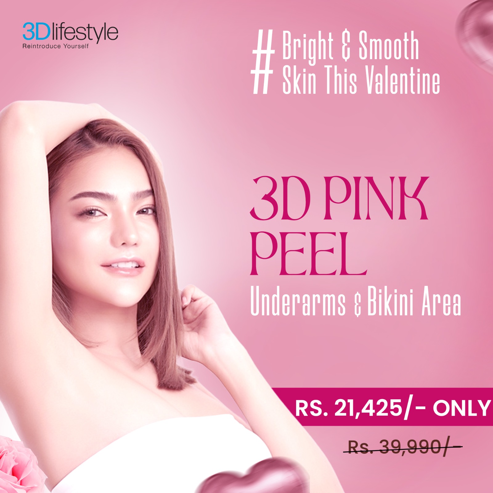 3D Pink Peel