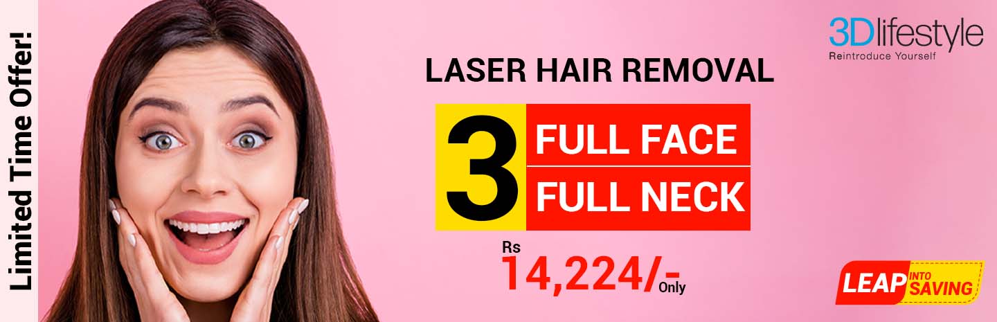 Full Face Full Neck Laser - 3D Lifestyle Pakistan